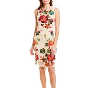 Alexia‎ Admor Floral Embroidered Midi Dress